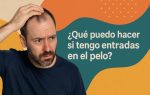 Qué puedo hacer si tengo entradas en el pelo