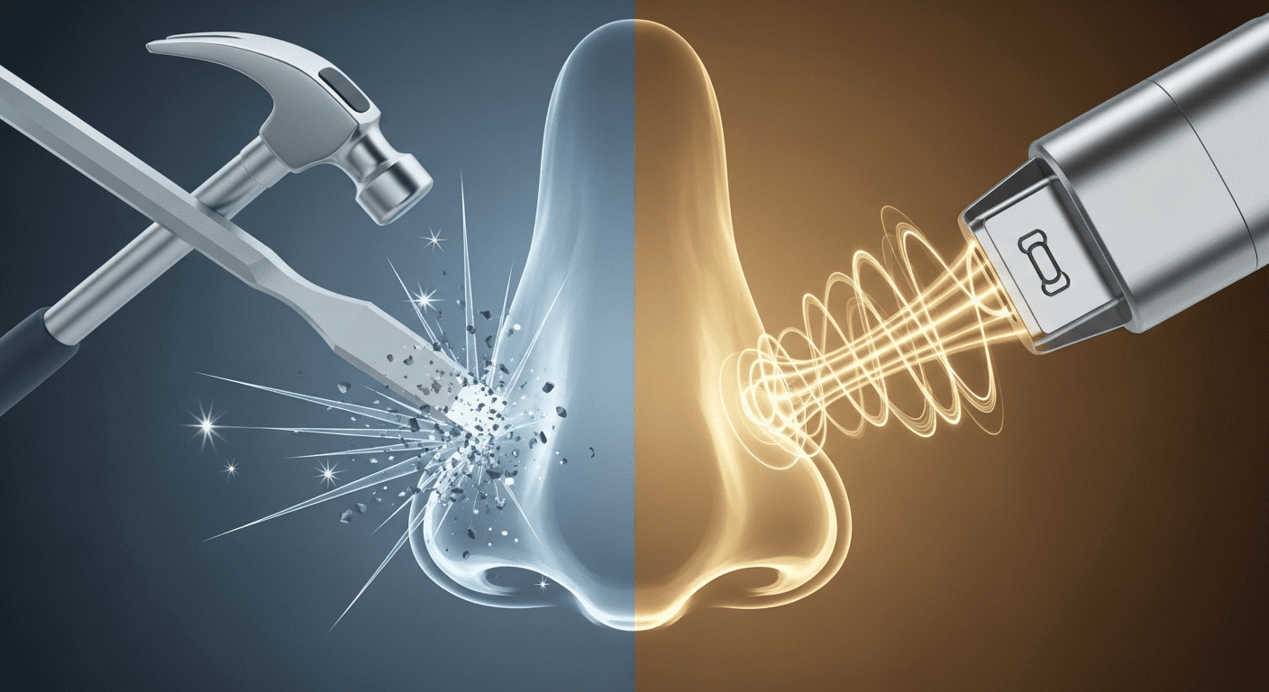 Rinoplastia ultrasónica cerrada